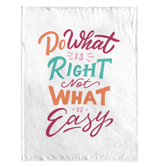 Do What Is Right Sherpa Blanket - Beyond T-shirts