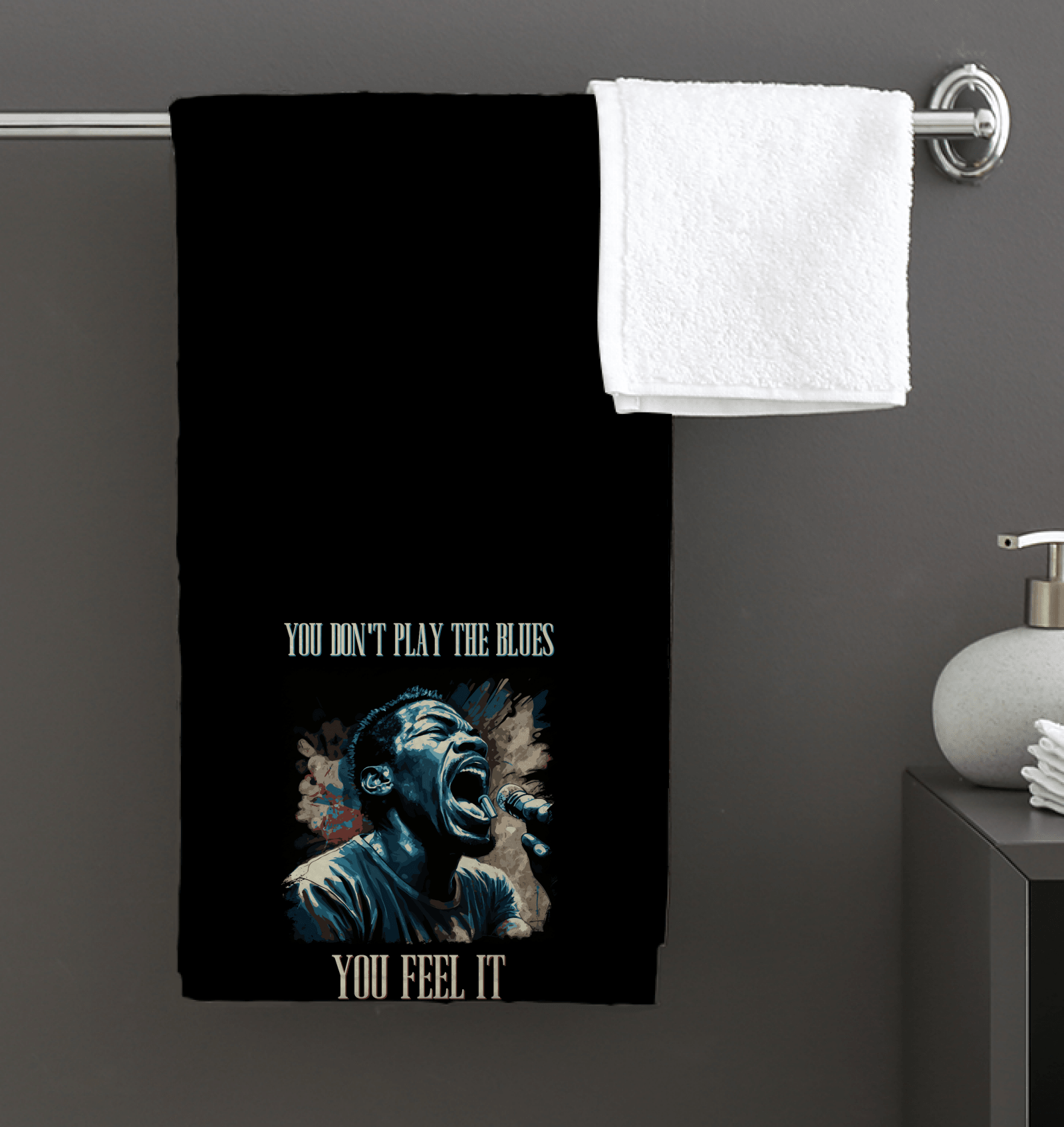 Don't Play The Blues Bath Towel - Beyond T-shirts