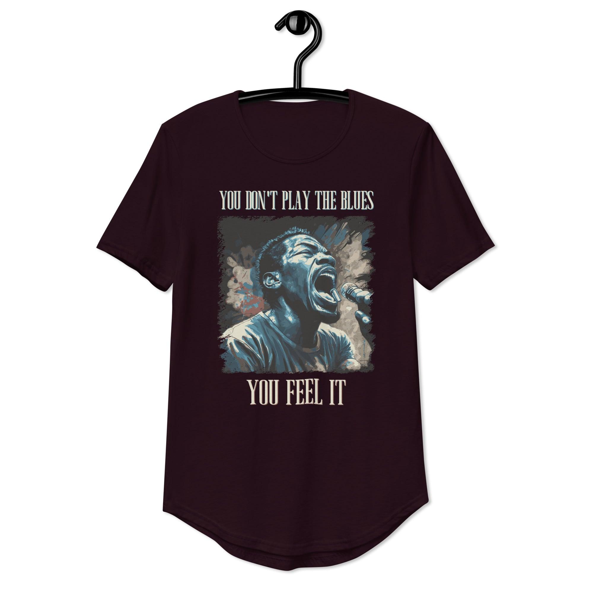 Don't Play The Blues Men's Curved Hem T-Shirt - Beyond T-shirts