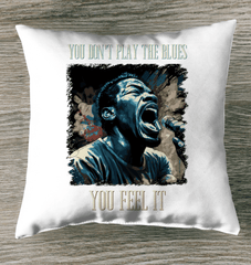 Don't Play The Blues Outdoor Pillow - Beyond T-shirts