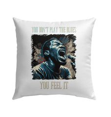 Don't Play The Blues Outdoor Pillow - Beyond T-shirts