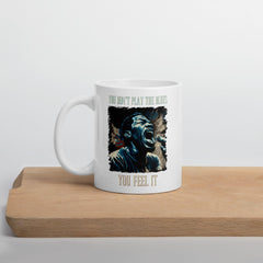 Don't Play The Blues White glossy mug - Beyond T-shirts