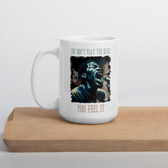 Don't Play The Blues White glossy mug - Beyond T-shirts