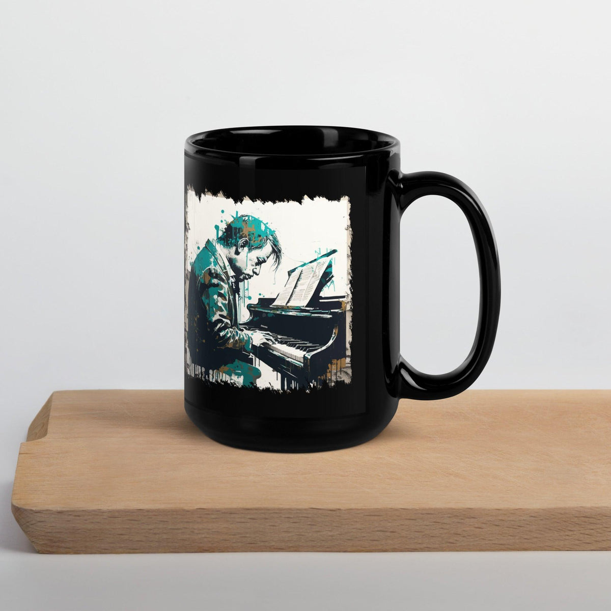 Droppin' Some Keys Black Glossy Mug - Beyond T-shirts