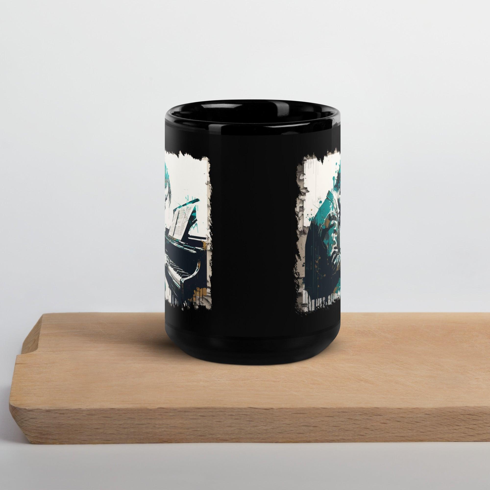 Droppin' Some Keys Black Glossy Mug - Beyond T-shirts