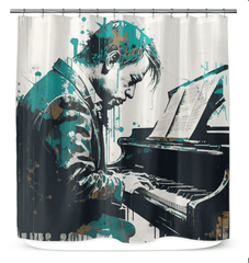 Droppin' Some Keys Shower Curtain - Beyond T-shirts