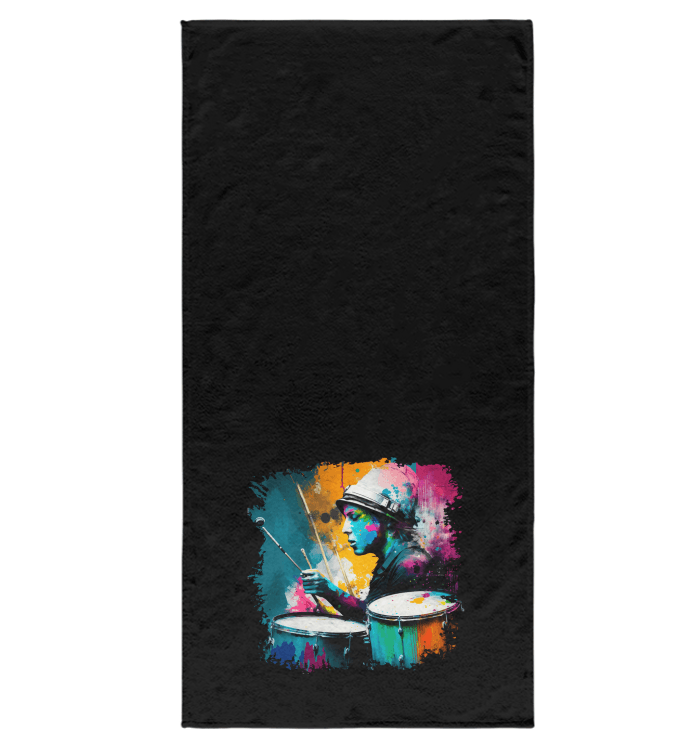 Drumming Up A Storm Bath Towel - Beyond T-shirts