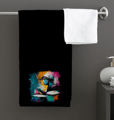 Drumming Up A Storm Bath Towel - Beyond T-shirts