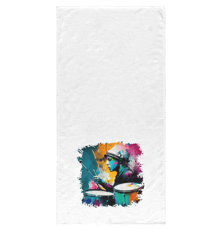 Drumming Up A Storm Bath Towel - Beyond T-shirts