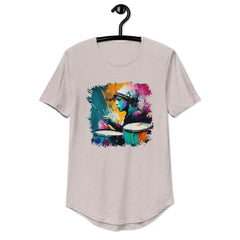 Drumming Up A Storm Men's Curved Hem T-Shirt - Beyond T-shirts