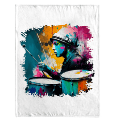 Drumming Up A Storm Sherpa Blanket - Beyond T-shirts