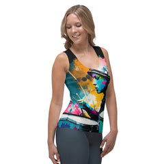 Drumming Up A Storm Sublimation Cut & Sew Tank Top - Beyond T-shirts