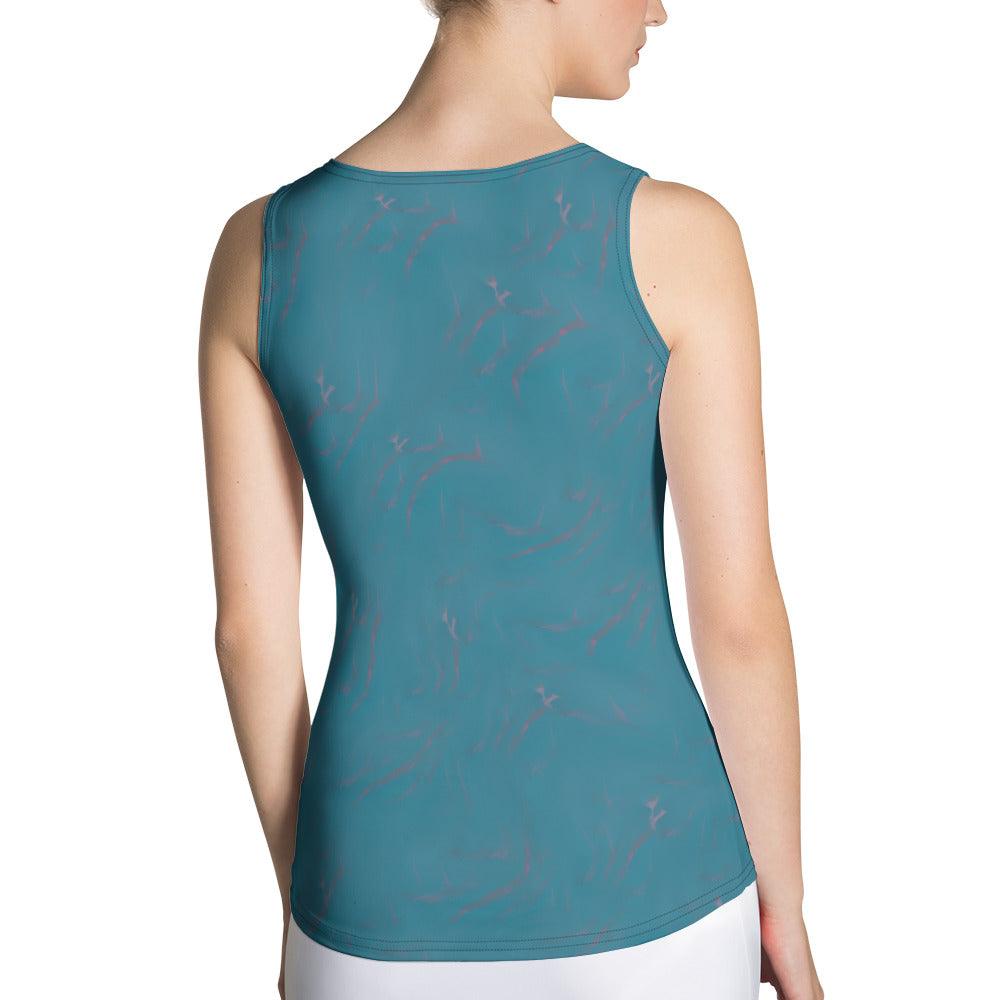 Easy-to-Play-Hard-to-Play-Well Sublimation Cut Sew Tank Top Back View