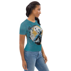 Comfortable Women's Gaming T-Shirt - Back View