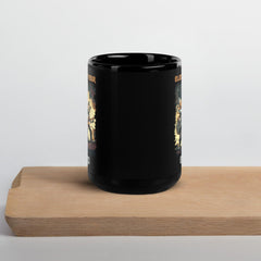 Electricity for Your Earholes Black Glossy Mug - Beyond T-shirts