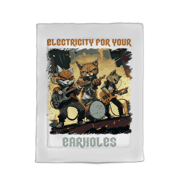 Electricity For Your Earholes Comforter - Twin - Beyond T-shirts