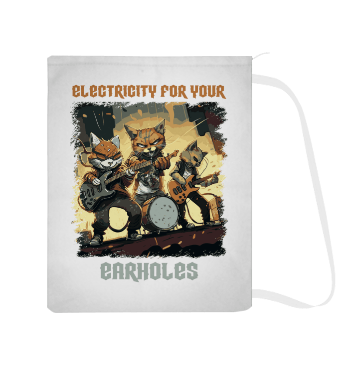 Electricity For Your Earholes Laundry Bag - Beyond T-shirts