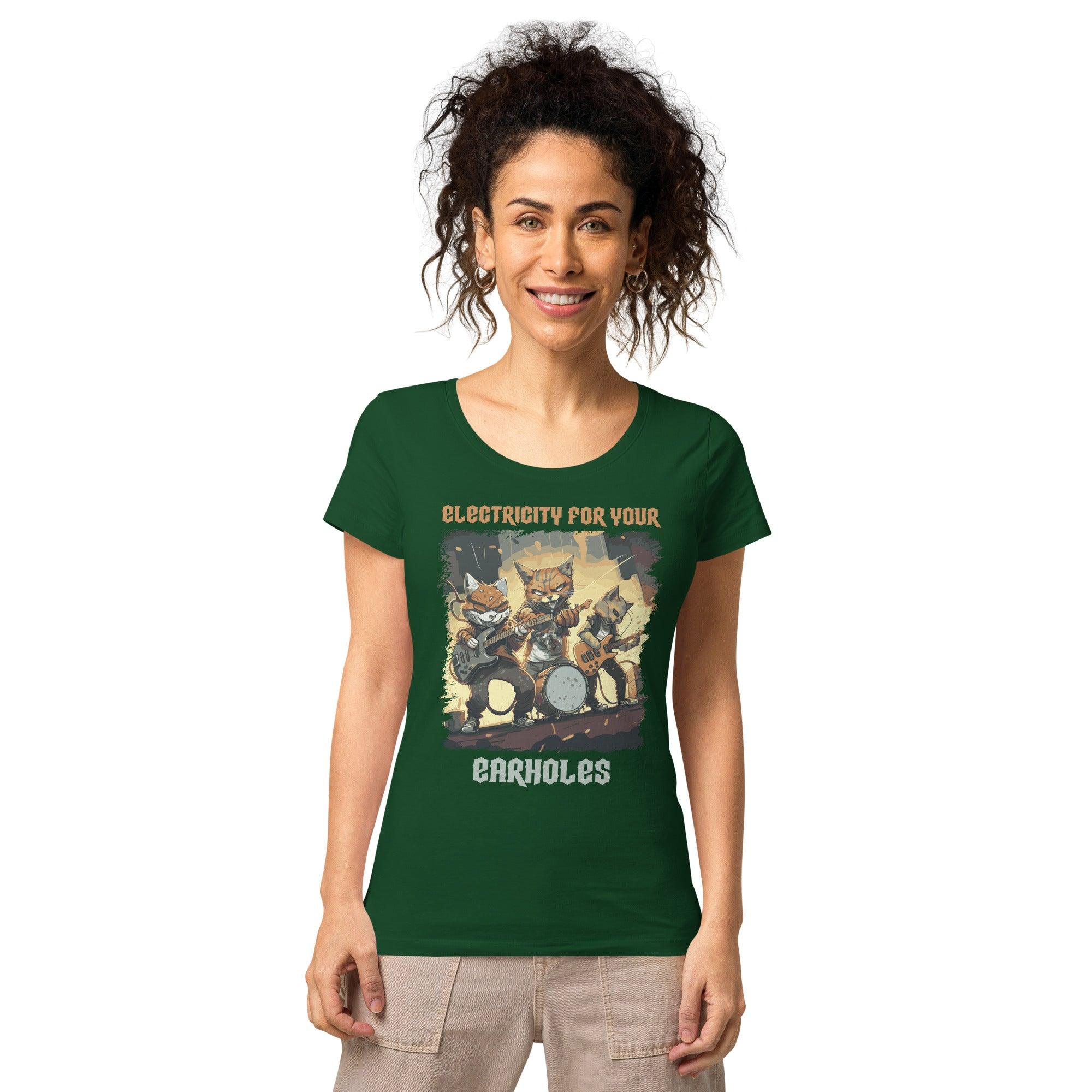 Electricity For Your Earholes Women’s basic organic t-shirt - Beyond T-shirts