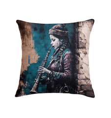 Emotion Through The Reeds Indoor Pillow - Beyond T-shirts