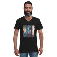 Emotion Through The Reeds Unisex Short Sleeve V-Neck T-Shirt - Beyond T-shirts