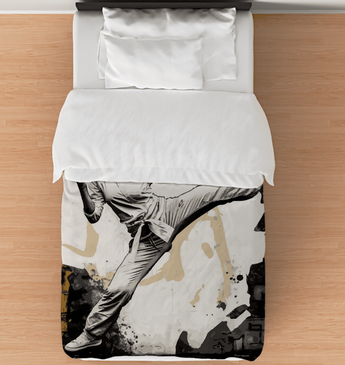 Every Kick Counts Duvet Cover - Beyond T-shirts