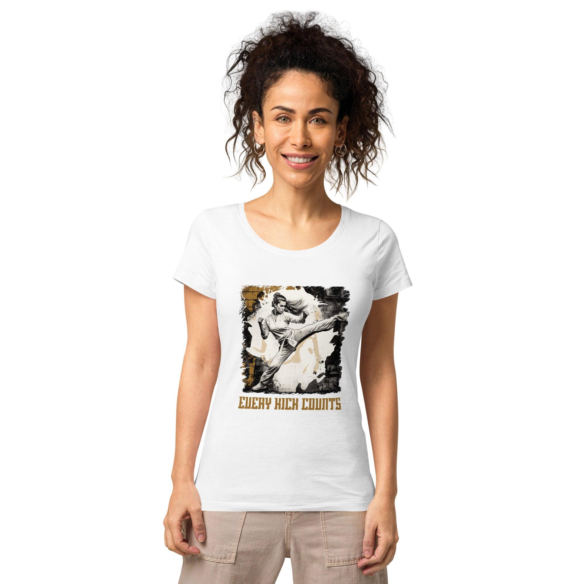 Every Kick Counts Women’s Basic Organic T-Shirt - Beyond T-shirts