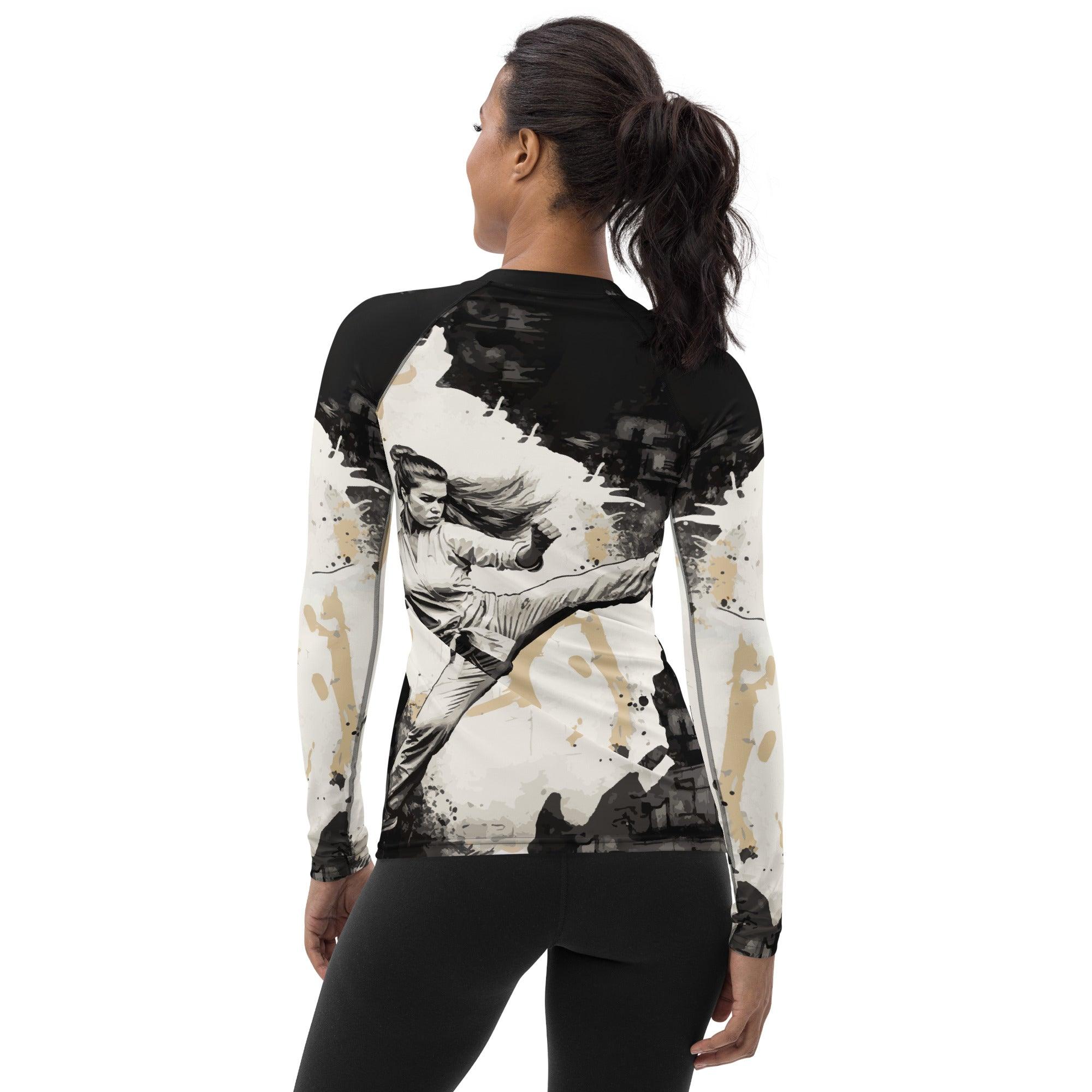 Every Kick Counts Women's Rash Guard - Beyond T-shirts