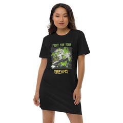 Fight For Your Dreams Organic Cotton T-Shirt Dress - Beyond T-shirts