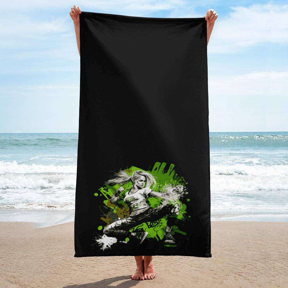 Fight for Your Dreams Towel Top - Front View