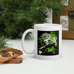 Fight For Your Dreams White Glossy Mug - Beyond T-shirts