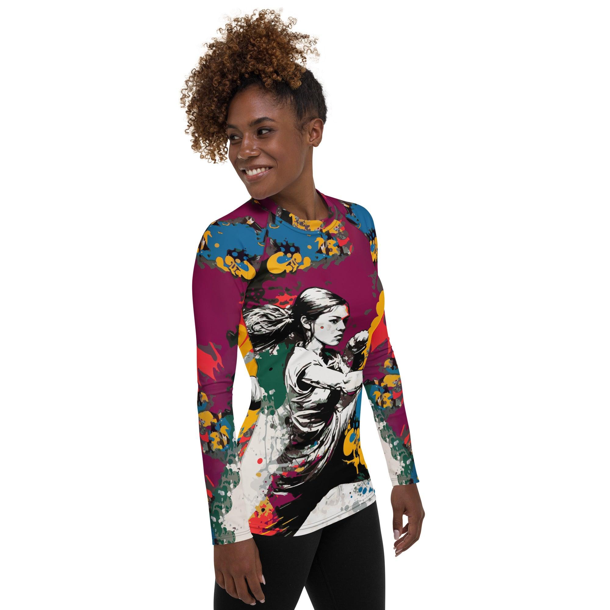 Fight To Be The Best Women's Rash Guard - Beyond T-shirts