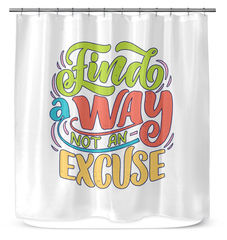 Find A Way Shower Curtain - Beyond T-shirts