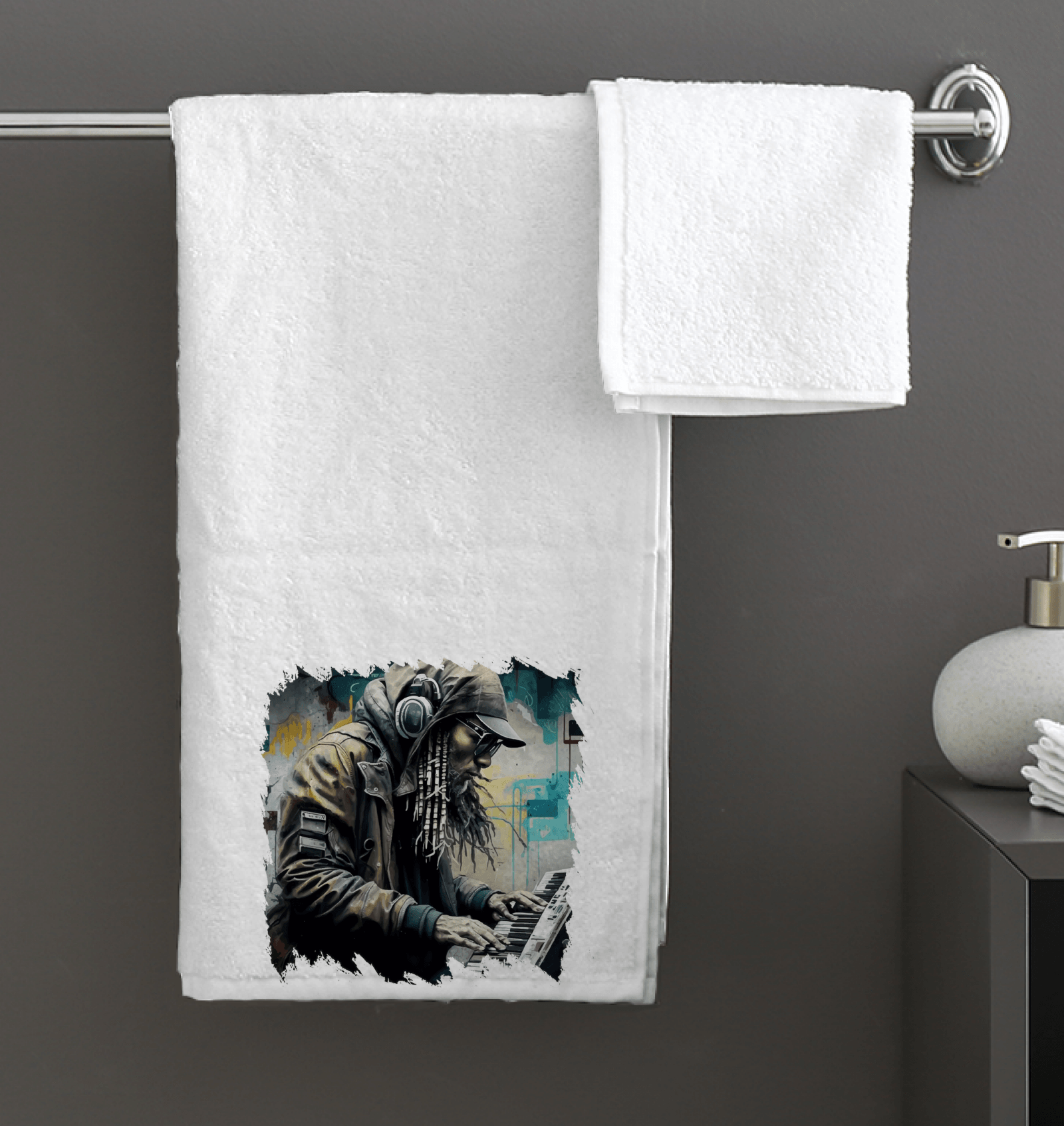 Finger Wizardry In Action Bath Towel - Beyond T-shirts