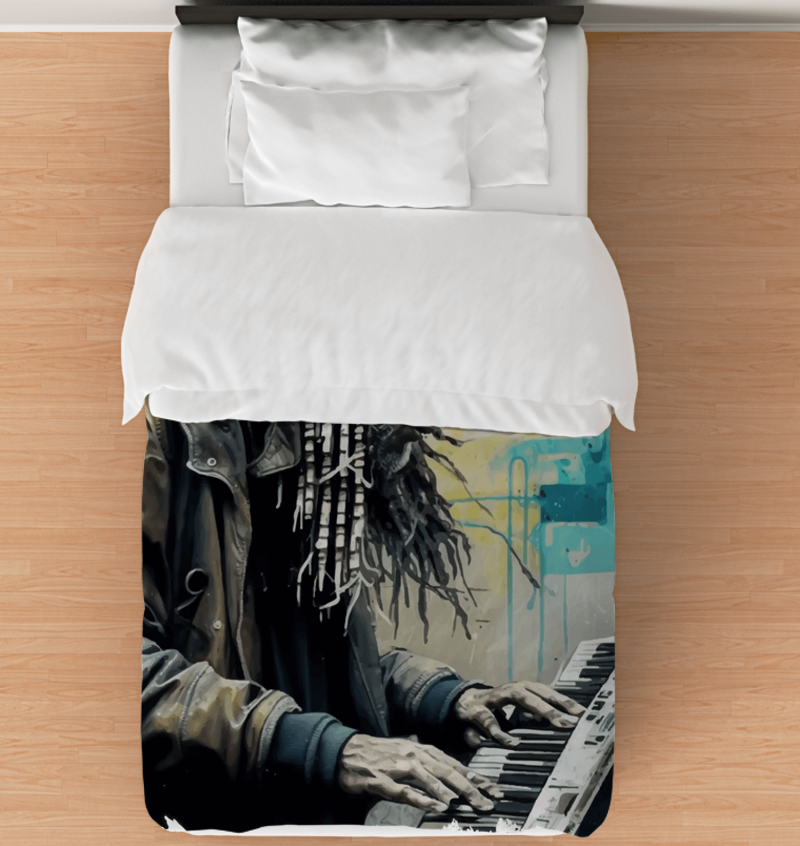 Finger Wizardry In Action Comforter - Twin - Beyond T-shirts