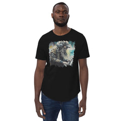 Finger Wizardry In Action Men's Curved Hem T-Shirt - Beyond T-shirts