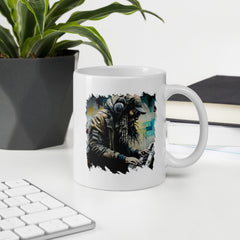 Finger Wizardry In Action White glossy mug - Beyond T-shirts