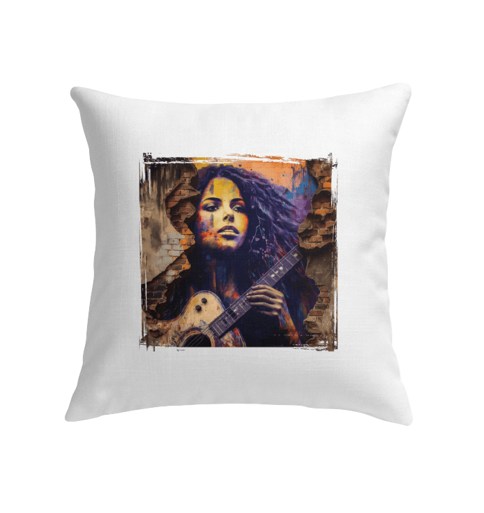 Fingers Dance Guitar Sings Indoor Pillow - Beyond T-shirts