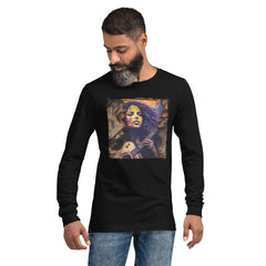 Fingers Dance Guitar Sings Unisex Long Sleeve Tee - Beyond T-shirts