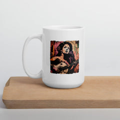 Fingers Dance Guitar Sings White glossy mug - Beyond T-shirts