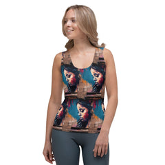 Fingers Dance On Keys Sublimation Cut & Sew Tank Top - Beyond T-shirts