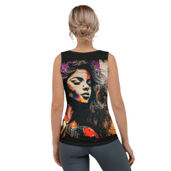 Fingers Dance On Strings Sublimation Cut & Sew Tank Top - Beyond T-shirts