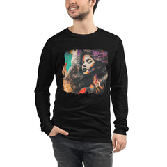 Fingers Dance On Strings Unisex Long Sleeve Tee - Beyond T-shirts