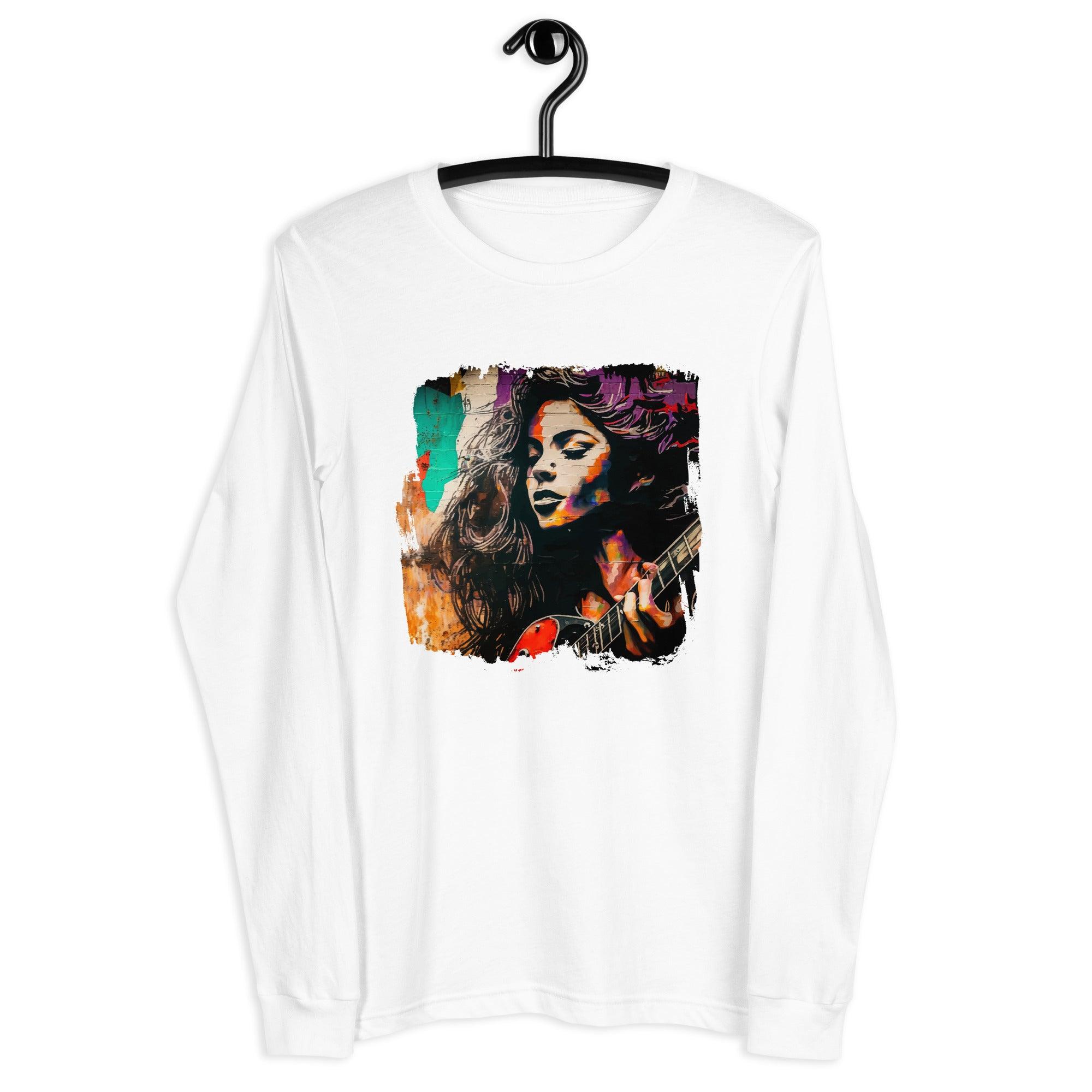 Fingers Dance On Strings Unisex Long Sleeve Tee - Beyond T-shirts