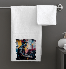 Fingers On Fire Bath Towel - Beyond T-shirts