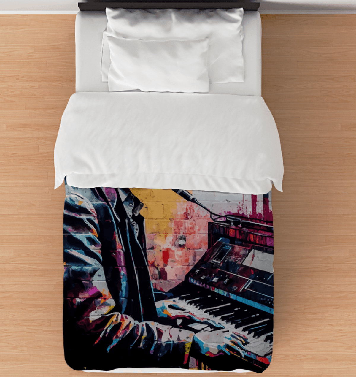 Fingers On Fire Duvet Cover - Beyond T-shirts
