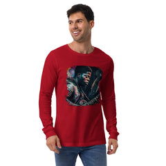 Fingers On Fire, Strings Ablaze Unisex Long Sleeve Tee - Beyond T-shirts