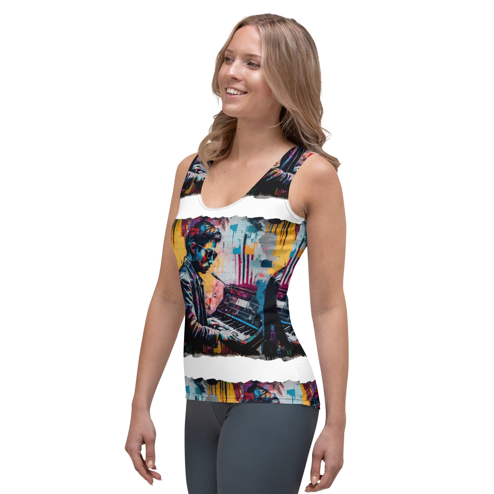 Fingers On Fire Sublimation Cut & Sew Tank Top - Beyond T-shirts