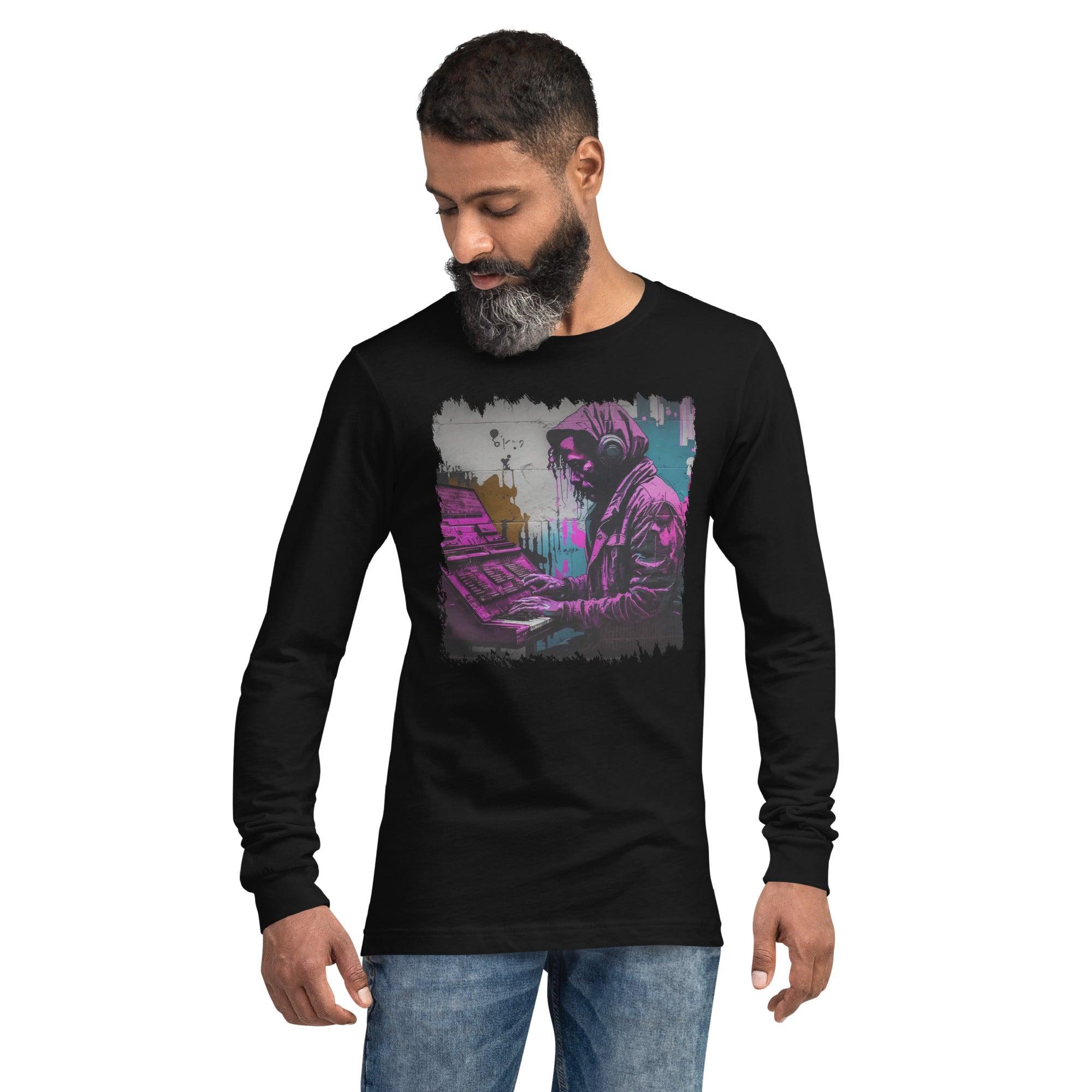 Fingers On The Keys Unisex Long Sleeve Tee - Beyond T-shirts