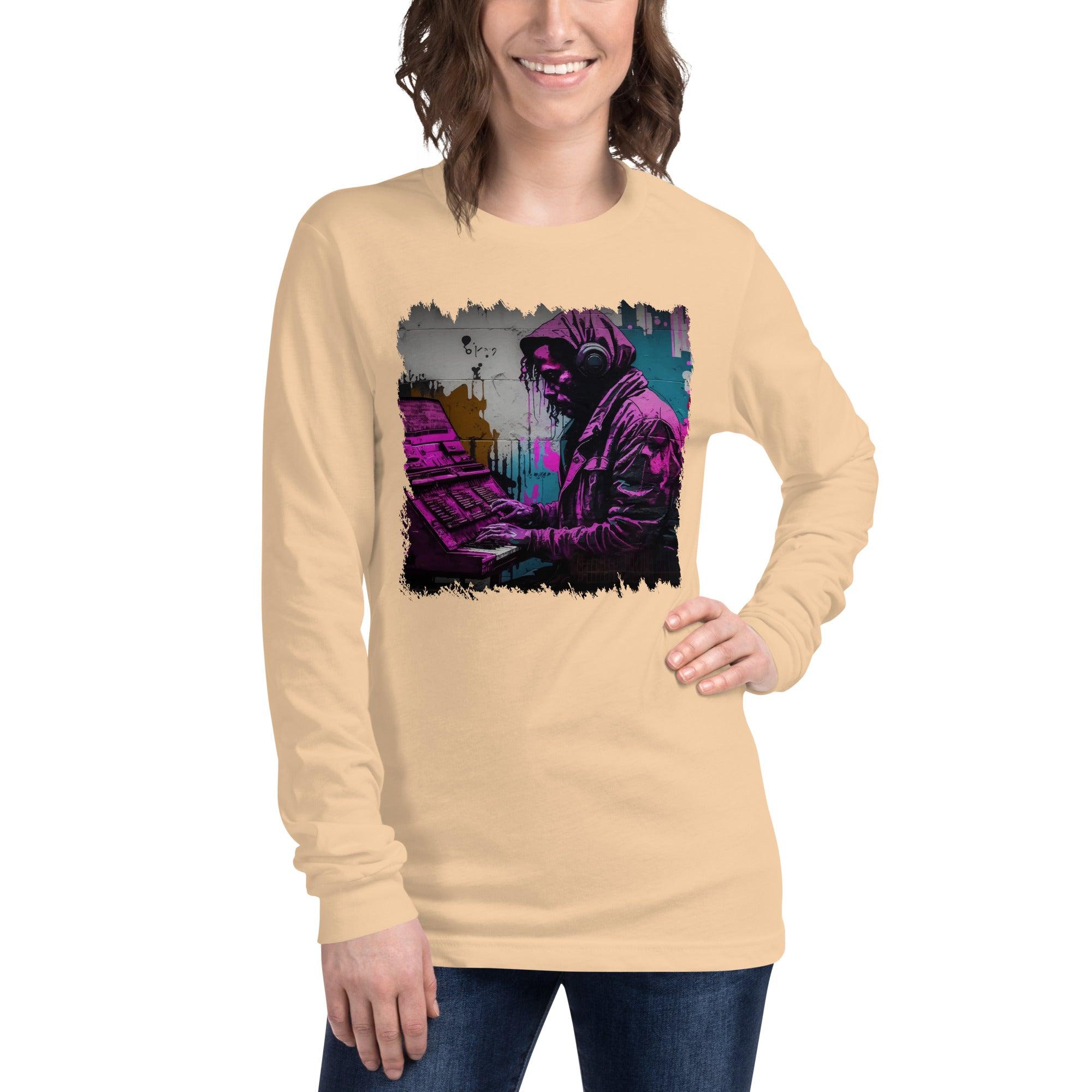 Fingers On The Keys Unisex Long Sleeve Tee - Beyond T-shirts