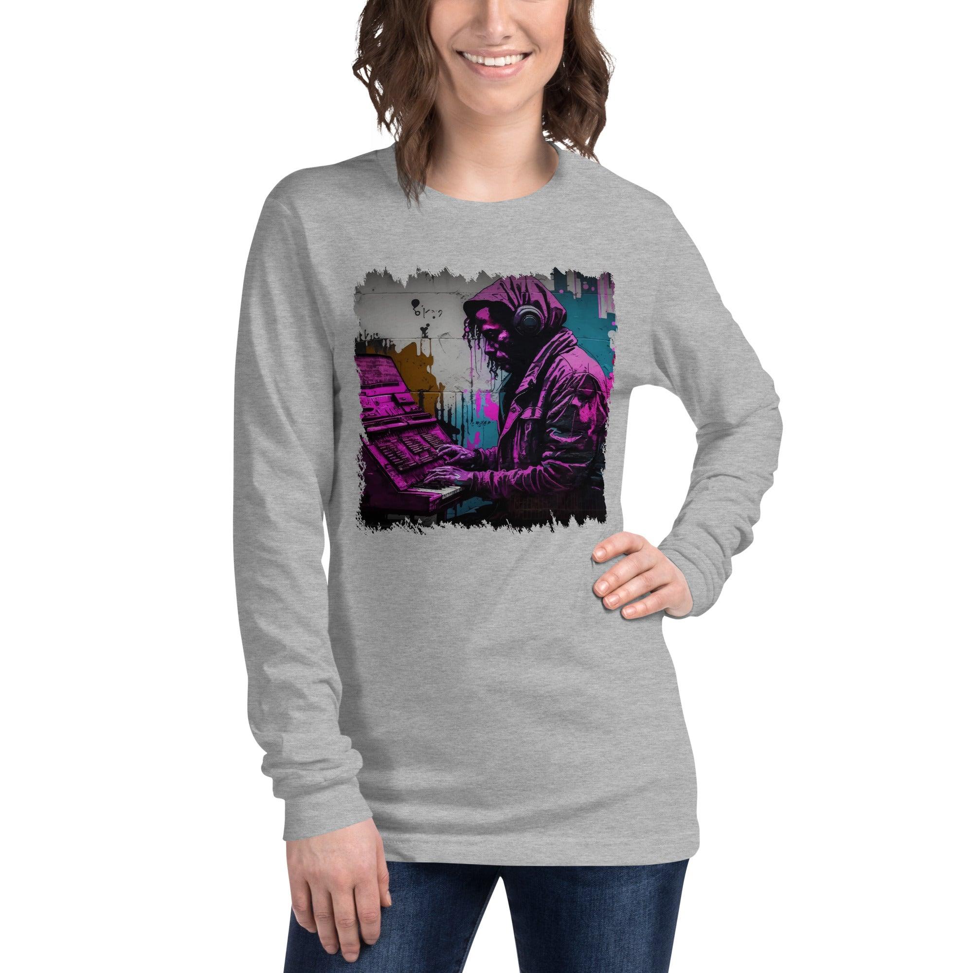 Fingers On The Keys Unisex Long Sleeve Tee - Beyond T-shirts